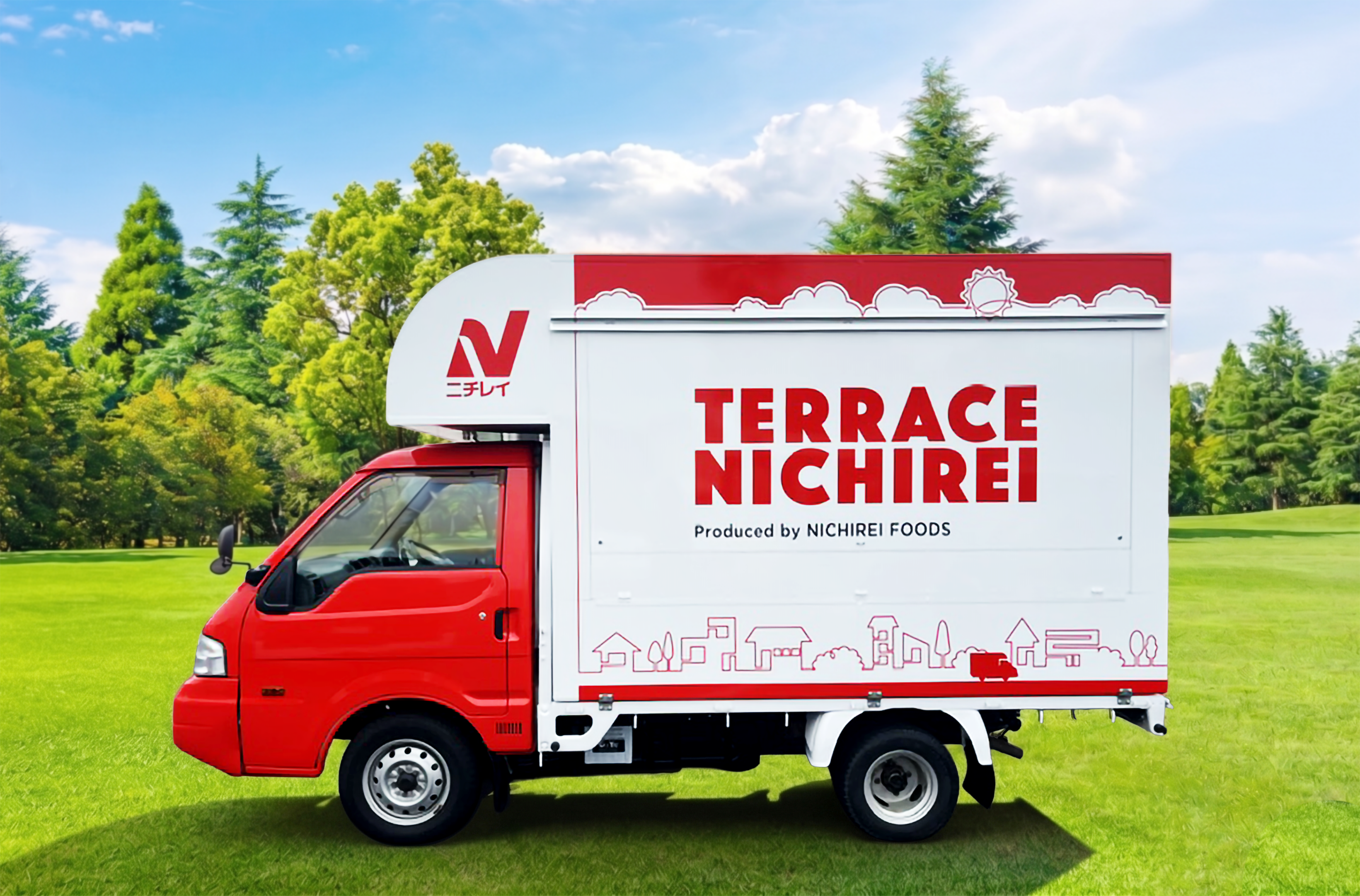 ニチレイ『キッチンカー「TERRACE NICHIREI」』 車体制作・装飾デザイン・運営